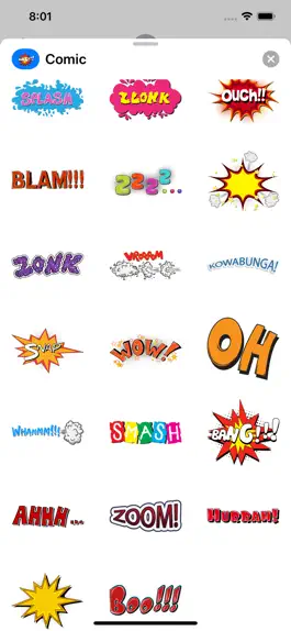 Game screenshot Comic Sticker Pack hack