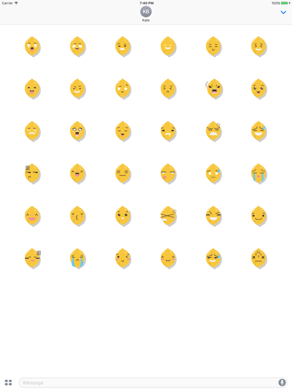 Screenshot #6 pour Sticker Me Funny Lemon