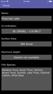 usa fishing lakes - the top iphone screenshot 3