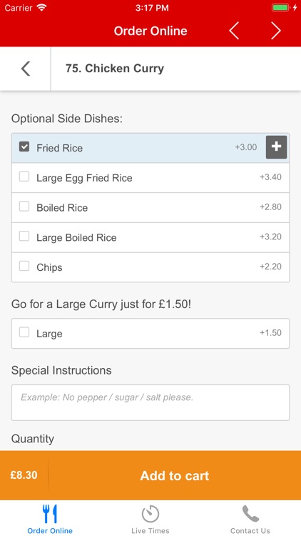 Oriental Chef, Sandiacre screenshot-4
