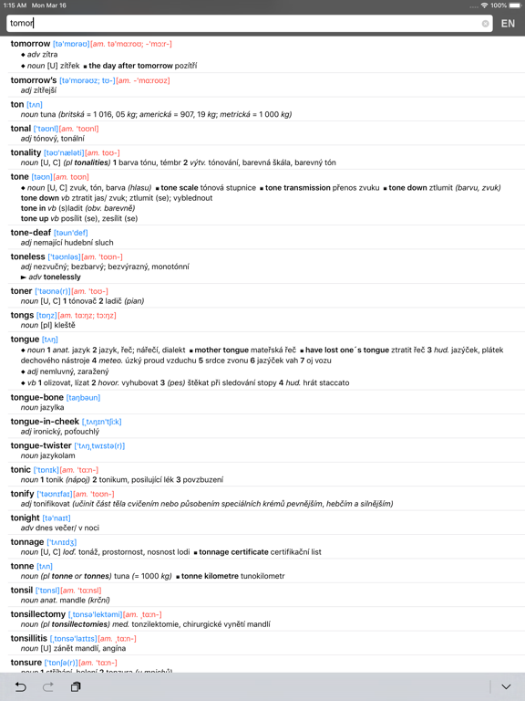 Screenshot #5 pour Anglicko-český slovník