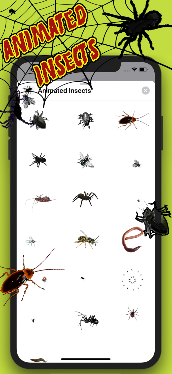 Animated Insects Sticker App