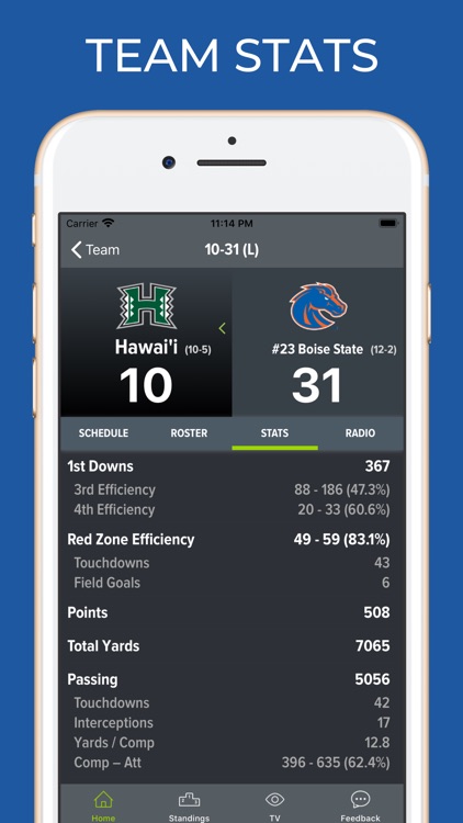 Hawaii Football Schedules screenshot-4