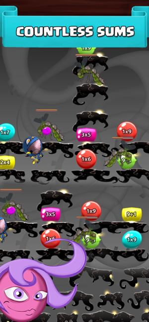 ‎Monster Maths 2 School: ภาพหน้าจอของเกม