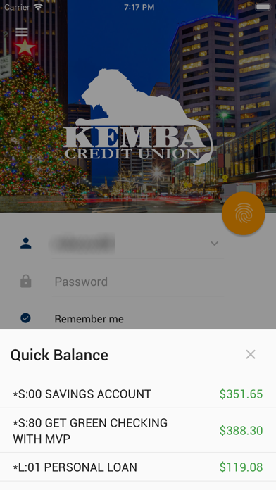 Kemba Mobile Screenshot