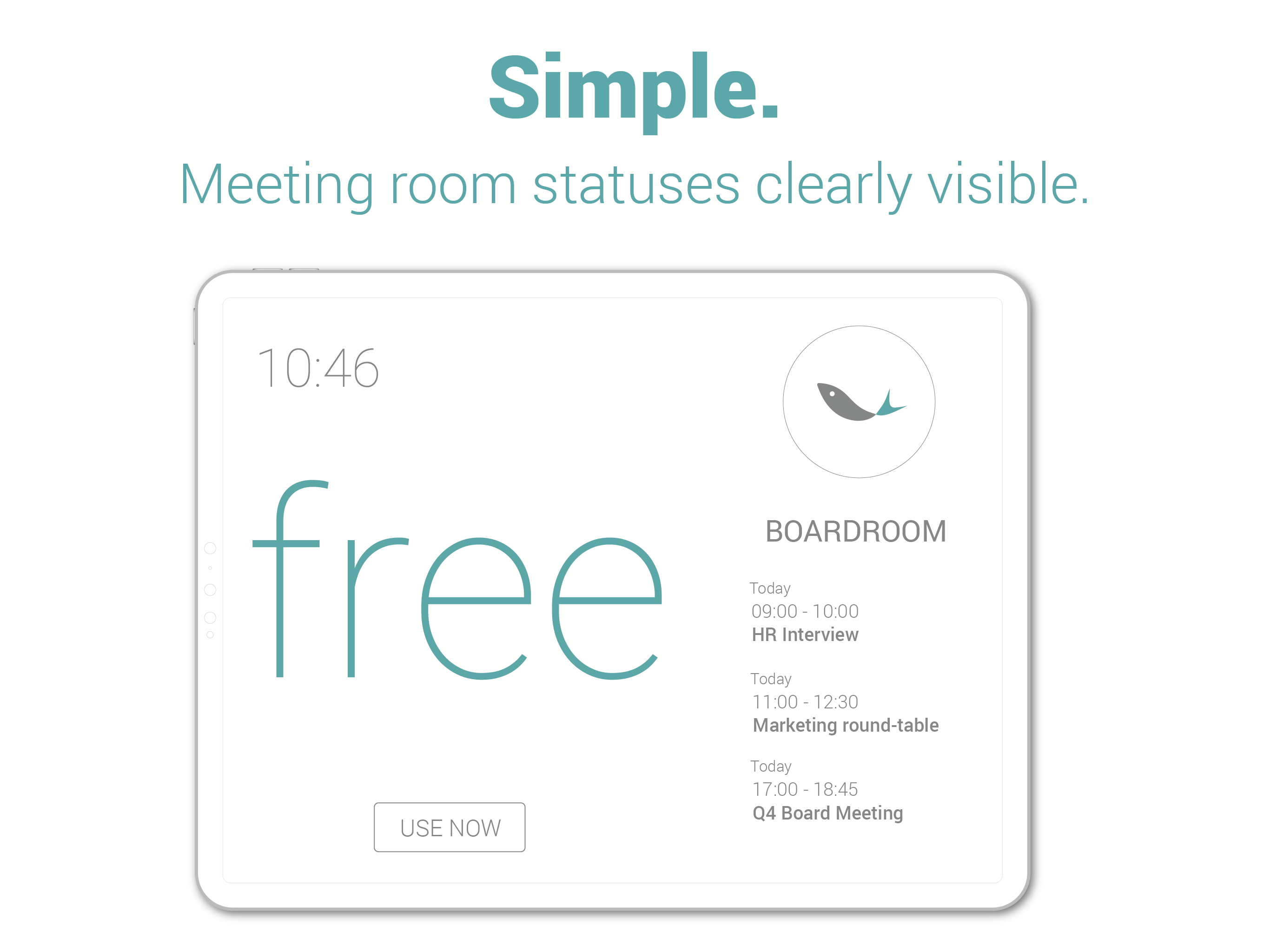 Fishbowl Meeting Room Display