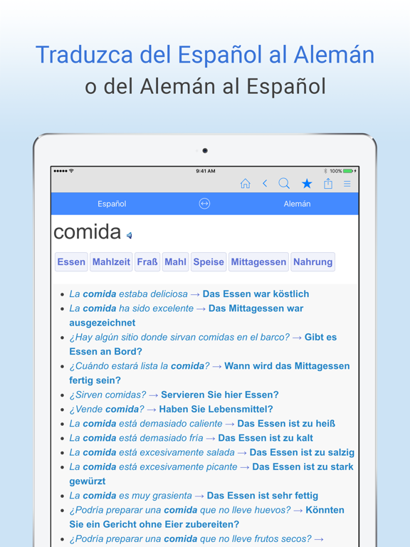 Screenshot #4 pour Diccionario Español–Alemán
