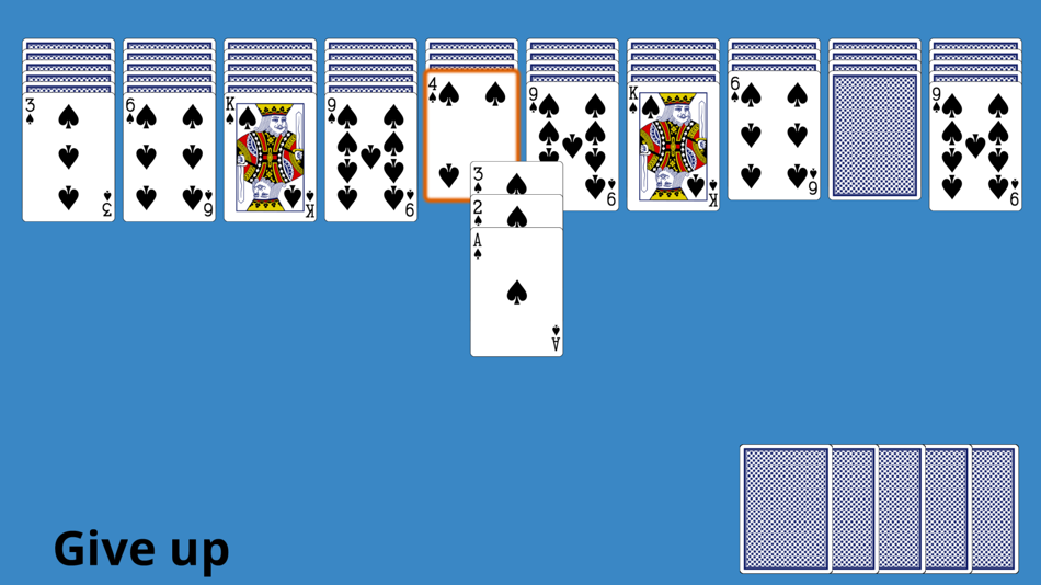 #2. Spider Solitaire Touch (iOS) By: Kevin White