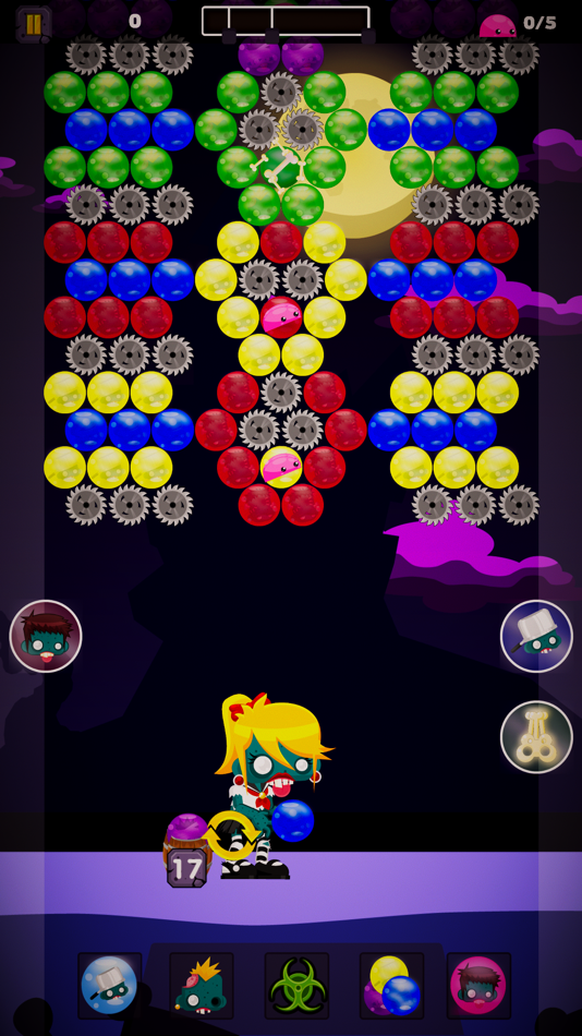 #9. Zombie Bubble Burst (iOS) 由: Imagitale Studios