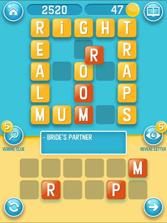 Crossword Island iPad screenshot