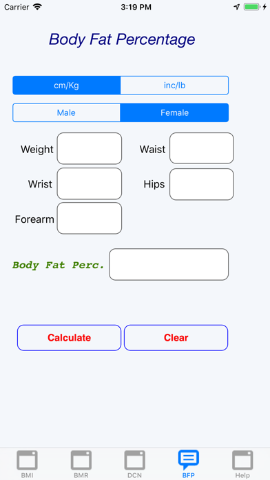 Body Mass Index and more screenshot