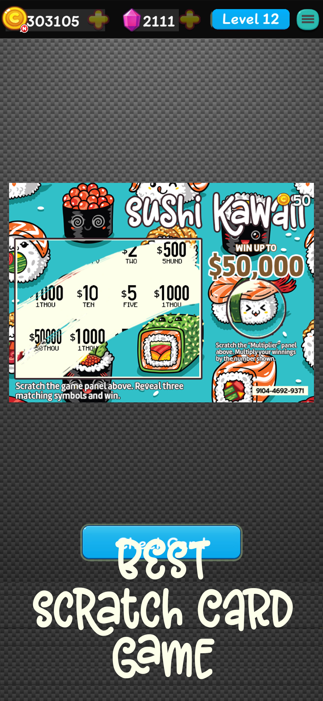 Scratch Cards Lottery Pro