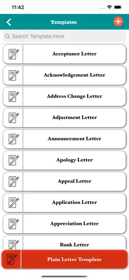 Game screenshot Letter Templates apk