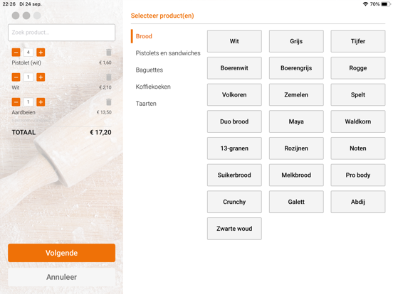 Screenshot #6 pour Bestellingen