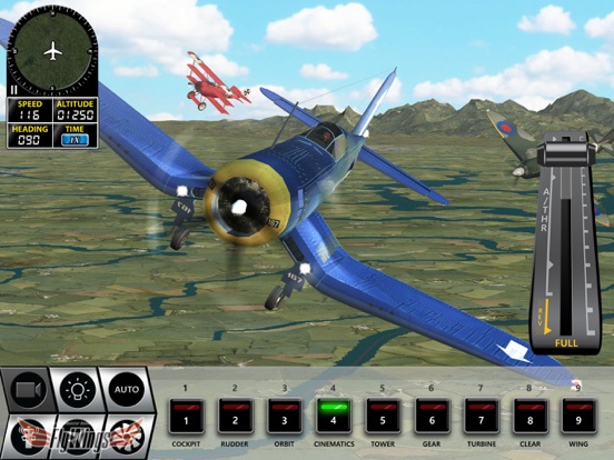 Flight Simulator FlyWings 2016 iPad app afbeelding 7