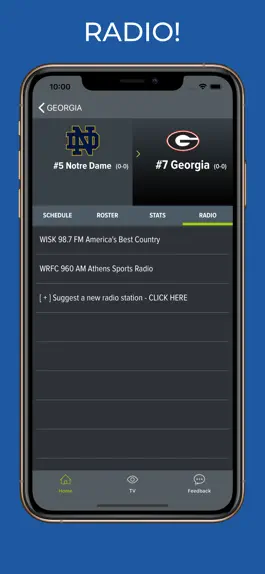 Game screenshot SEC Football Scores and Radio apk