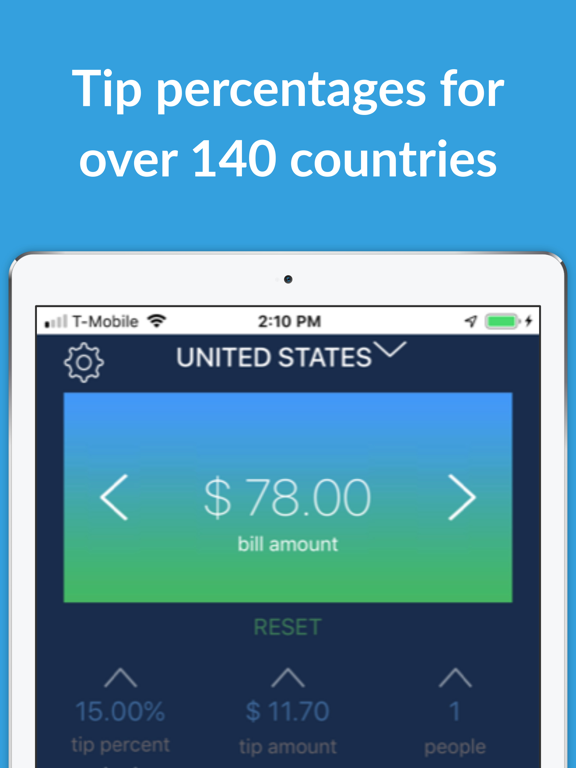 Screenshot #4 pour Tip Calculator Global