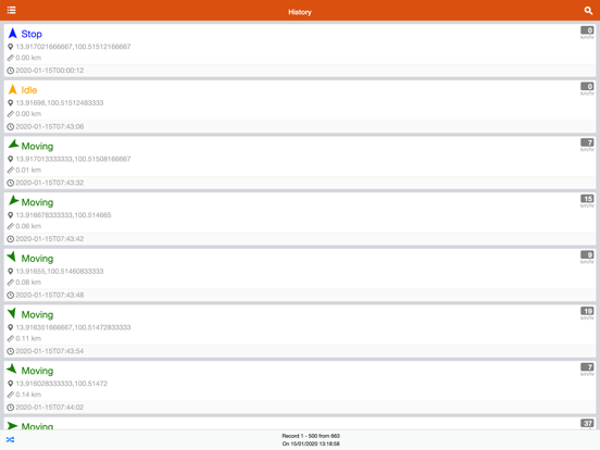 Screenshot #6 pour Tracking touch