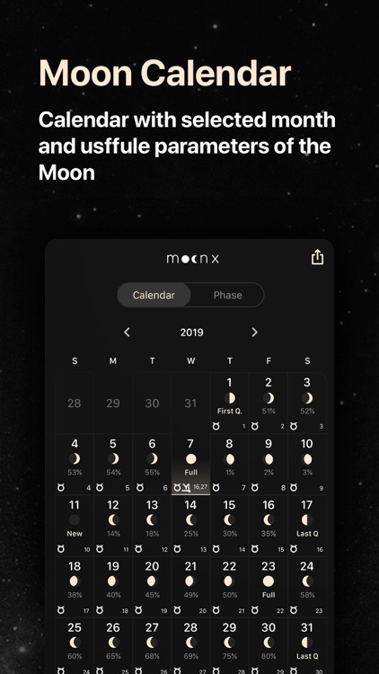 Moon Phase and Moon Calendar screenshot-3