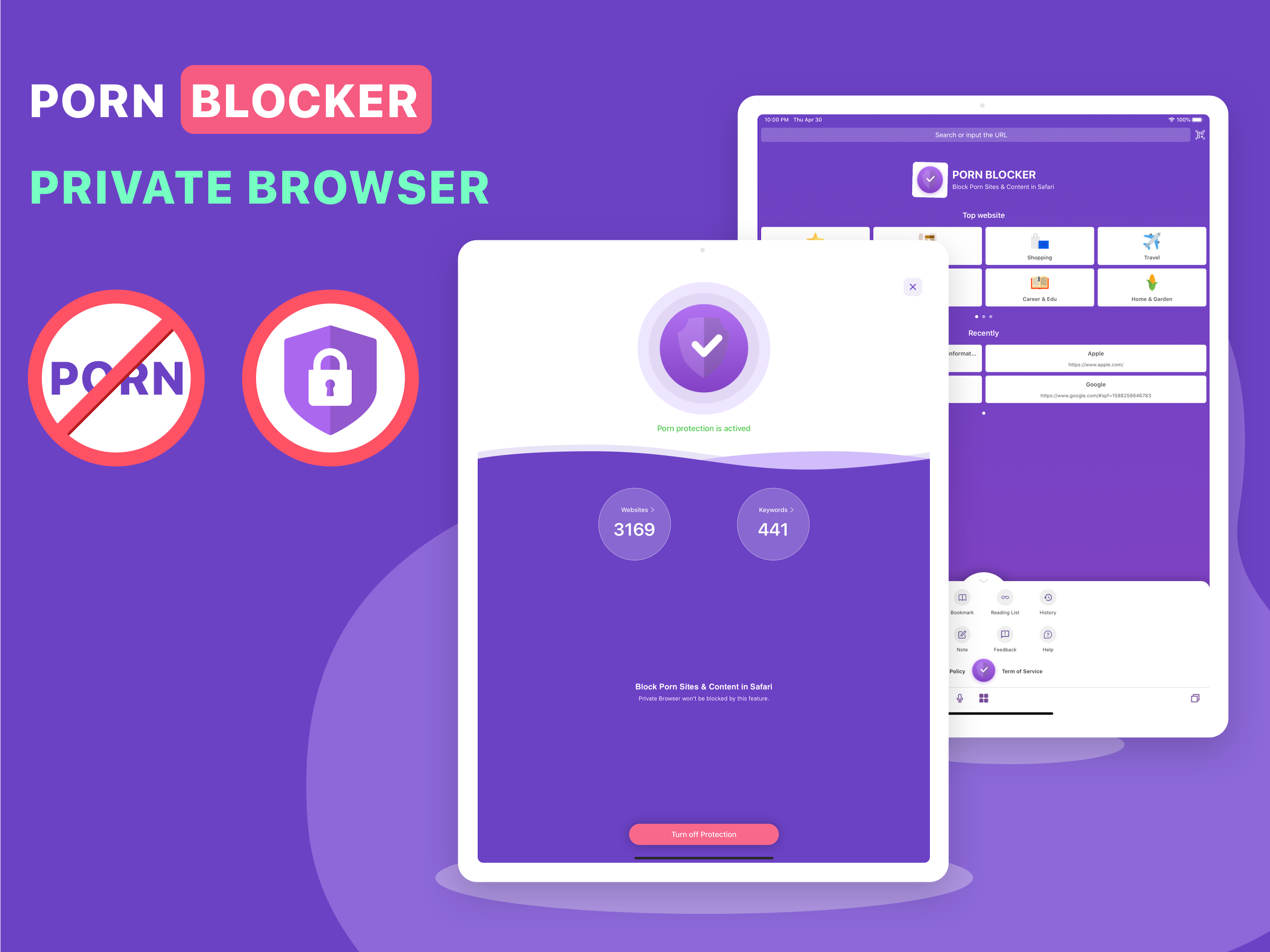 Porn Blocker - Private Browser screenshot 6