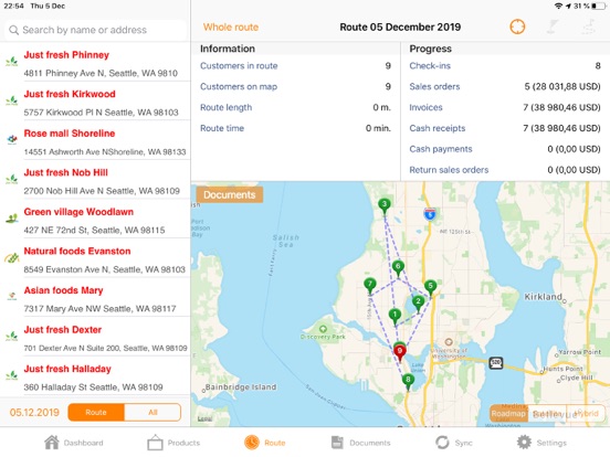 Pan Agent – for sales reps iPad screenshot