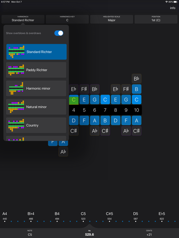 Screenshot #4 pour Blue Harmonica