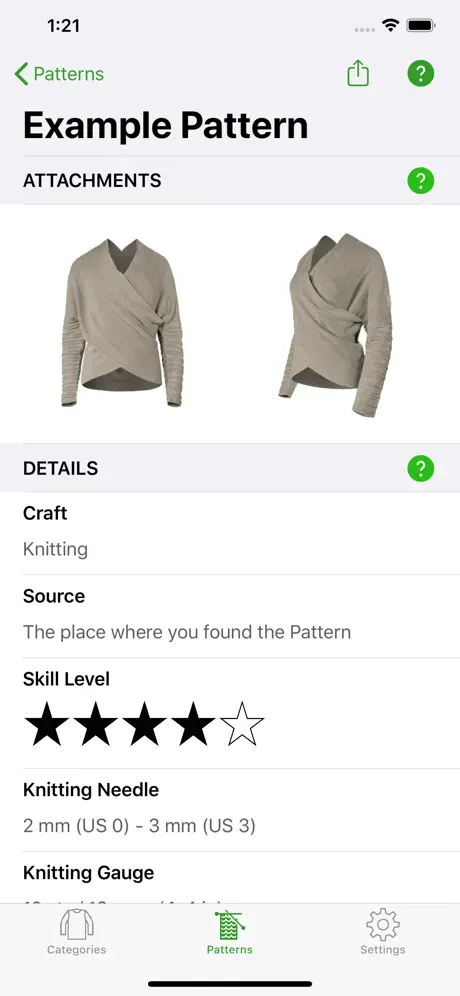 Knitting Patterns Full
