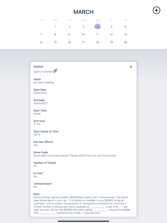 Screenshot #5 pour Bemer Event Manager