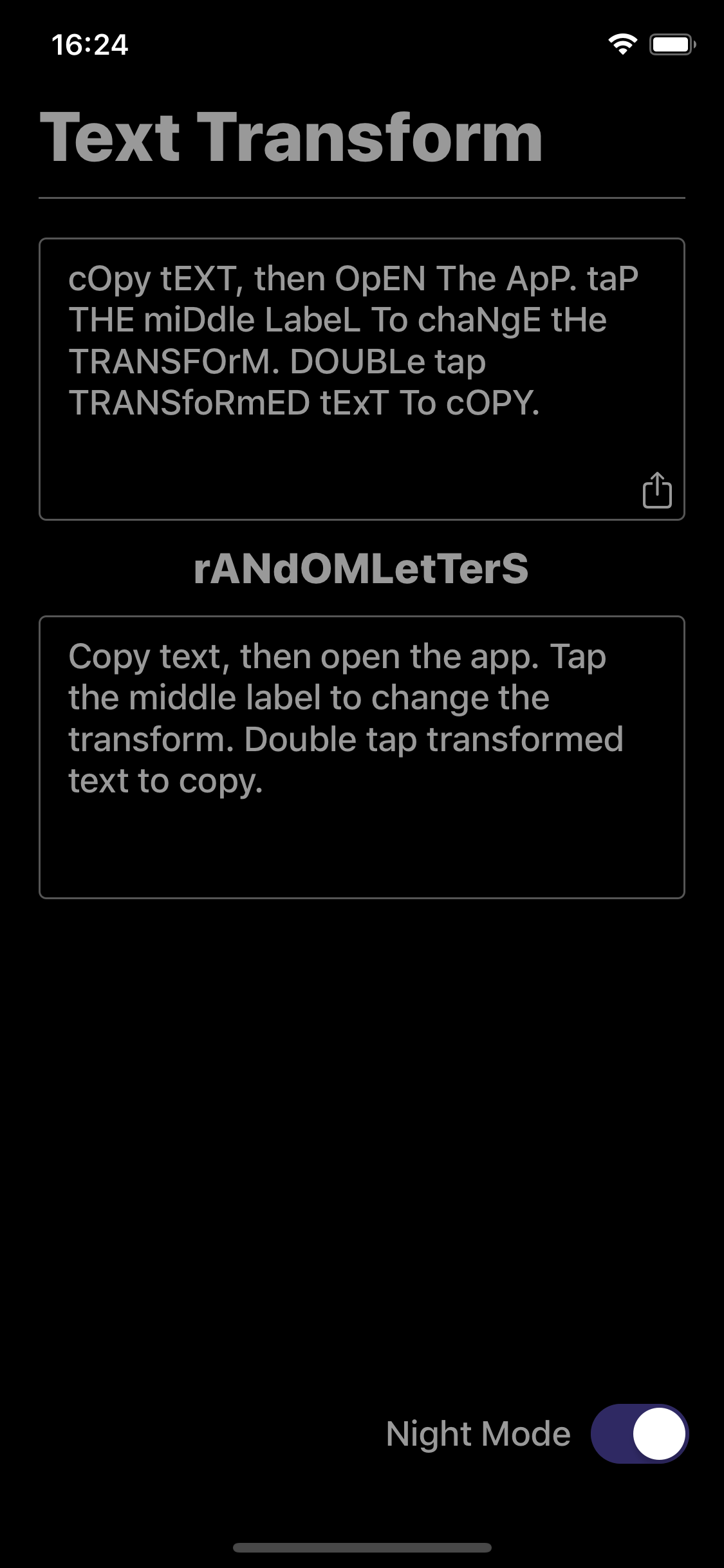 Text Transform