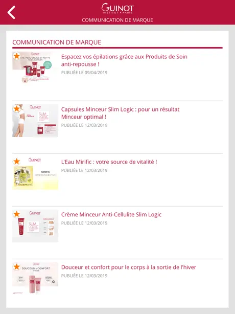 eTraining Guinot