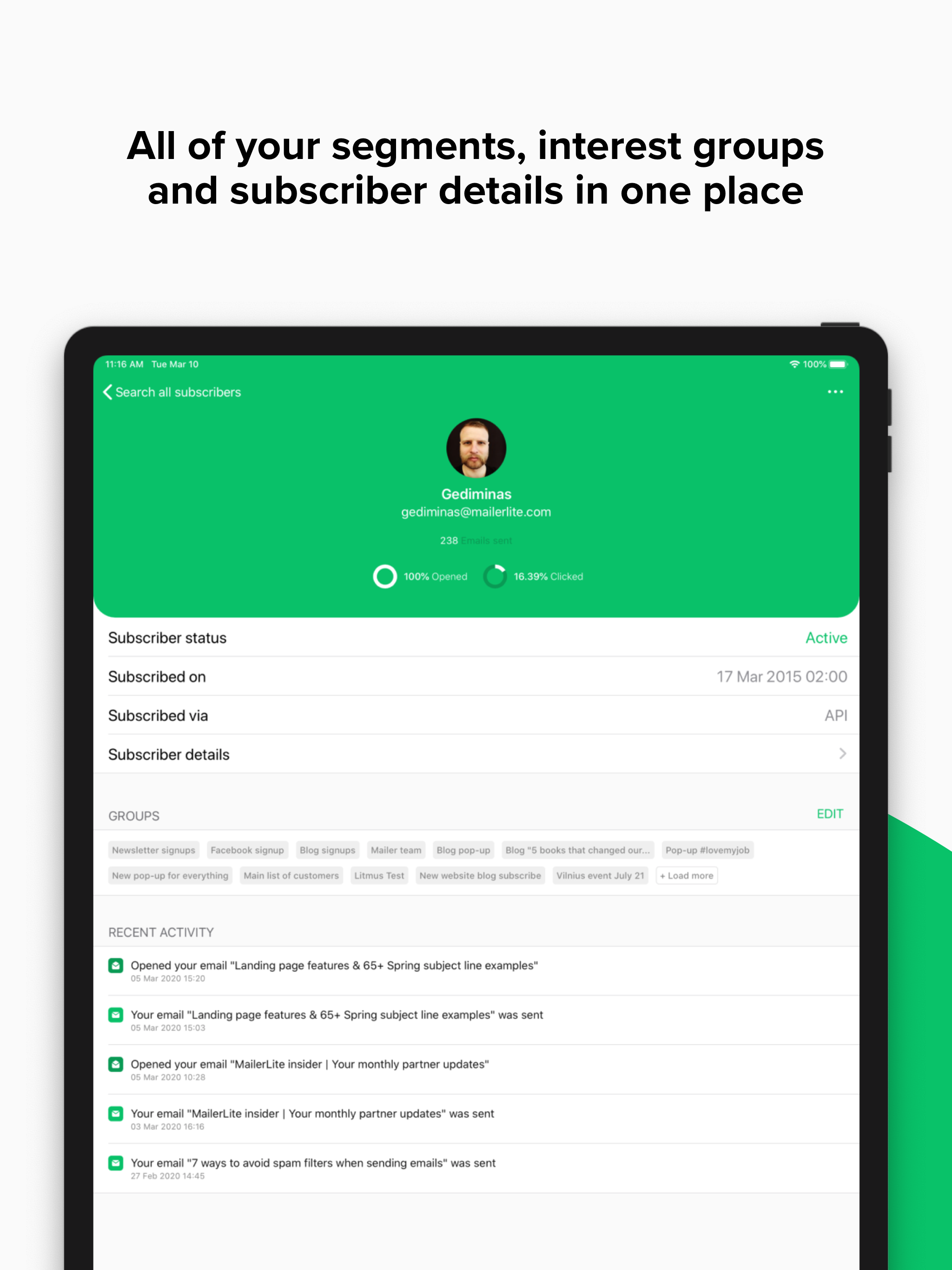 MailerLite Classic Manager