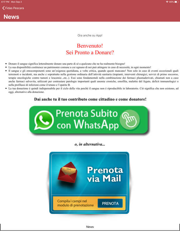 Screenshot #5 pour FIDAS Pescara Donatori Sangue