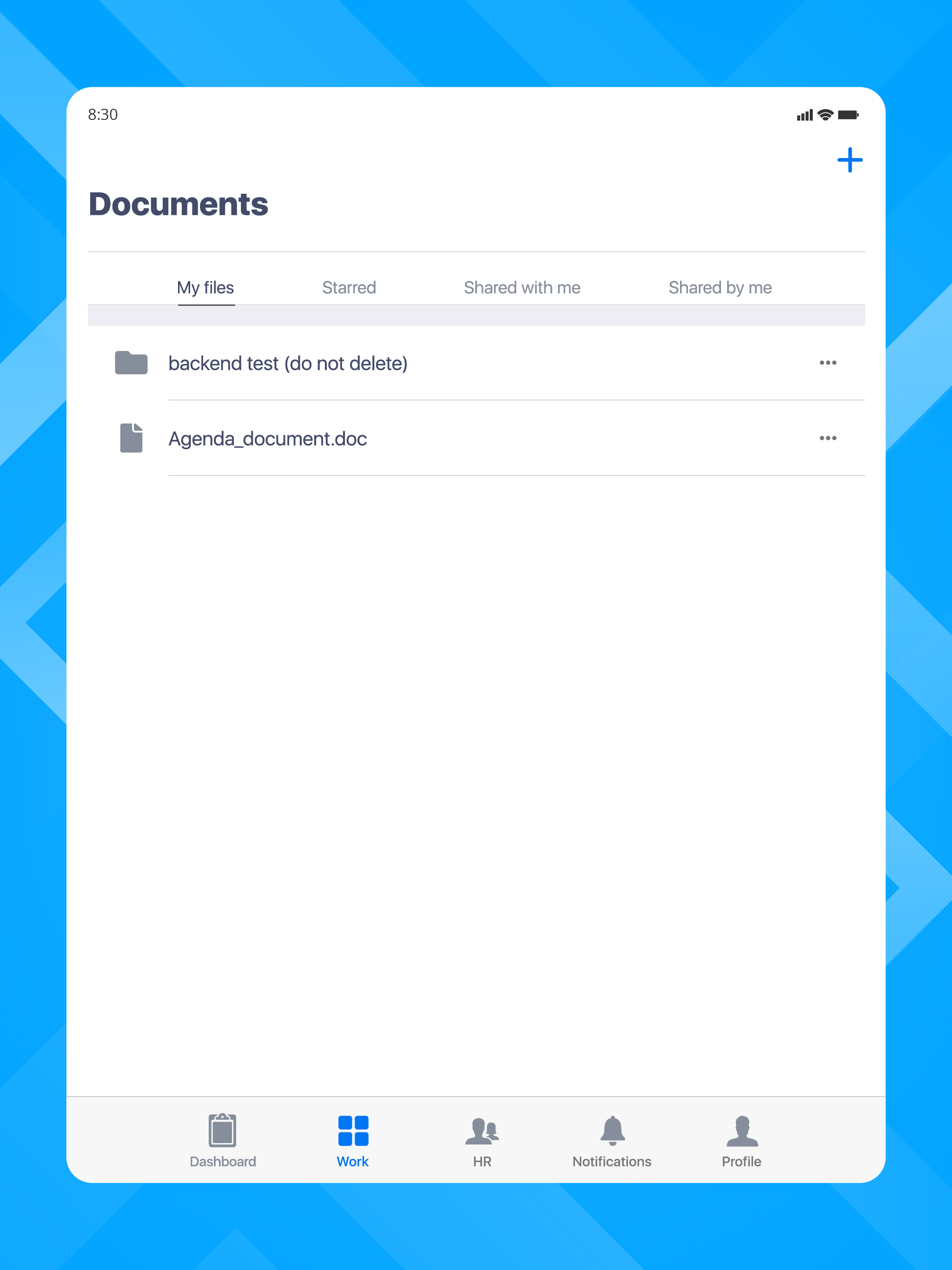 OCA Internal screenshot 13