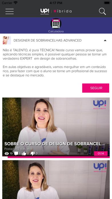 Screenshot #3 pour UP! ESCOLA DE BELEZA – HÍBRIDA