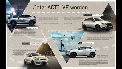 Mitsubishi Motors Prospekte Screenshot