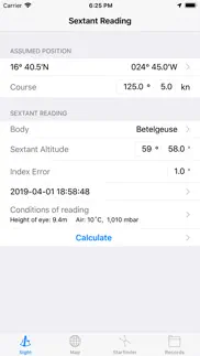 celestial navigation iphone screenshot 1