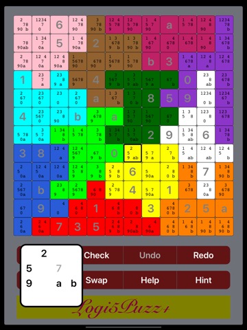 Logi5Puzz+ 3x3 to 16x16 Sudokuのおすすめ画像5