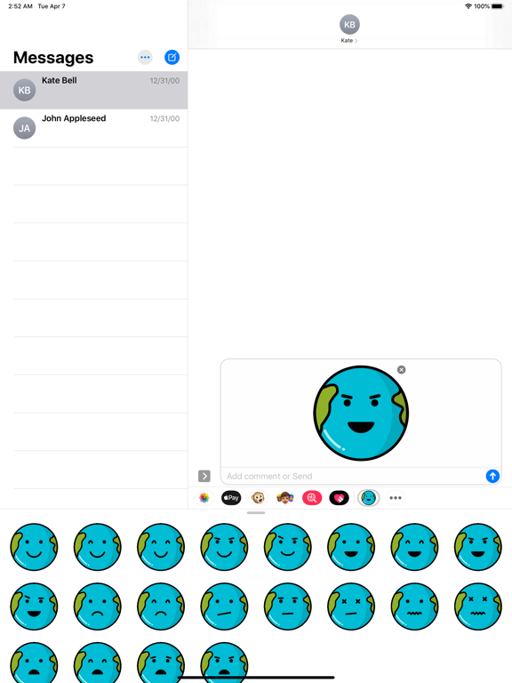 Screenshot #4 pour Planet Earth Stickers