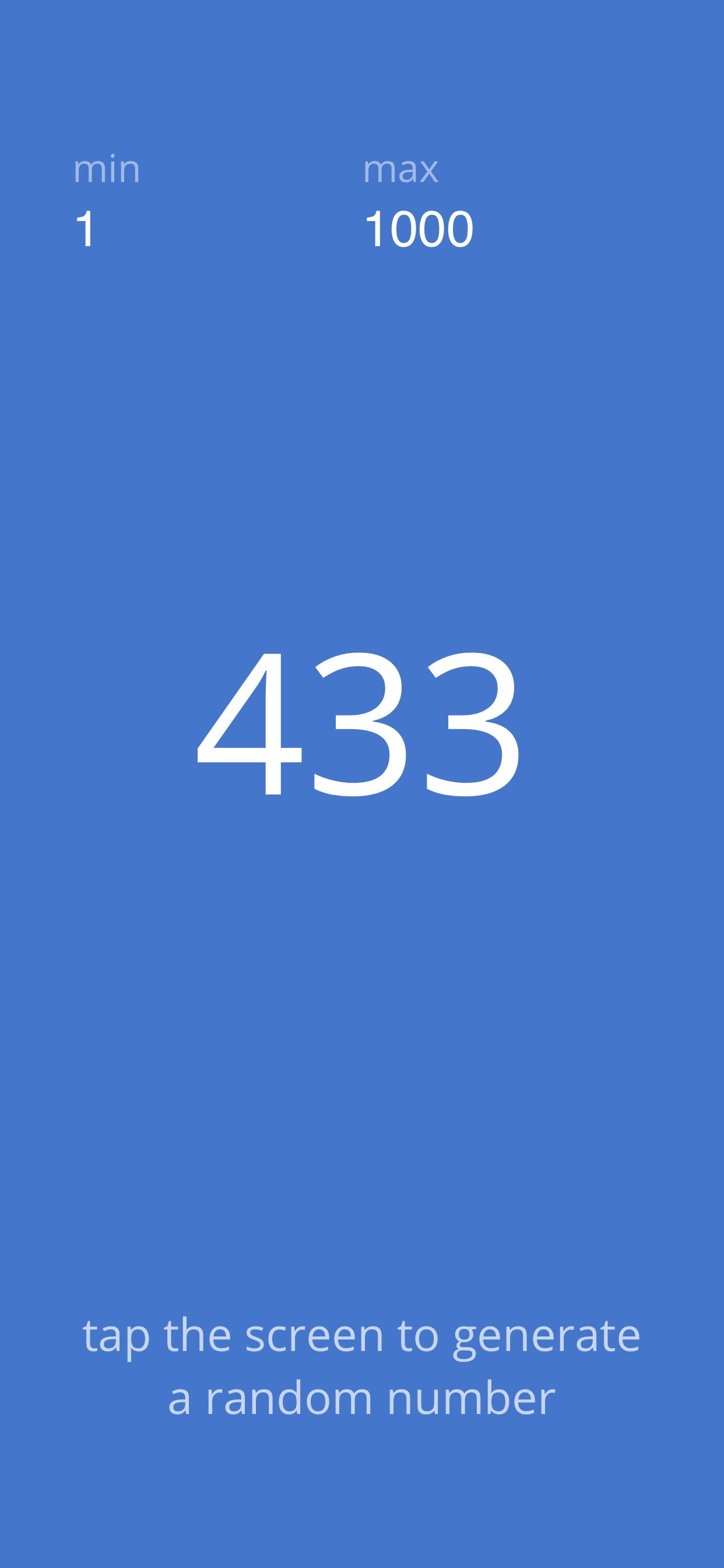 A Random Number Generator