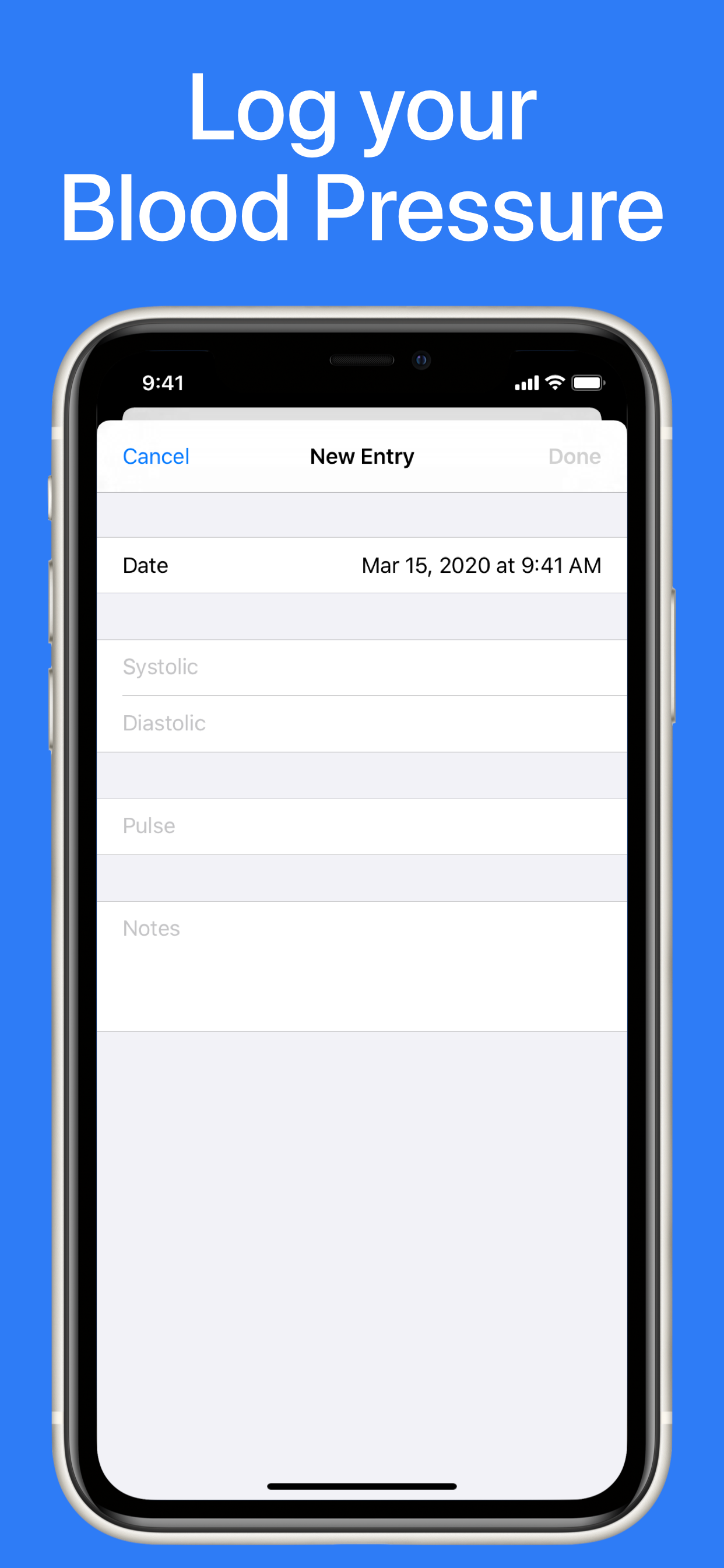 Blood Pressure App Monitor