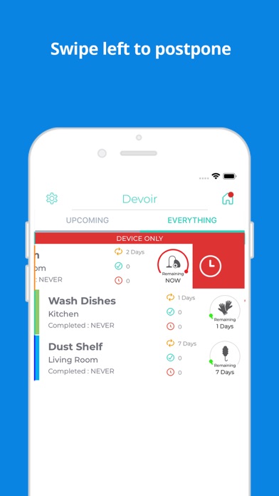 Devoir - Simple Chore Manager iPhone screenshot 5 - Productivity app