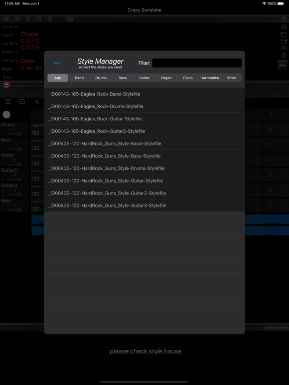 Screenshot #6 pour Rock Backing Tracks Creator