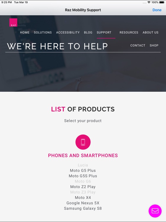 RAZ Mobility Support for iPad screenshot-5