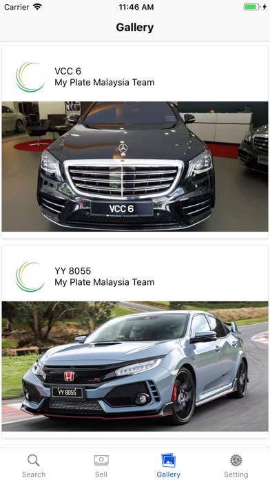 MY Plate Number Malaysia iPhone screenshot