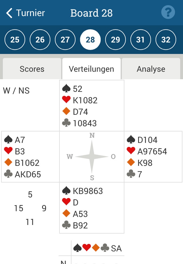 Bridgemate screenshot 3