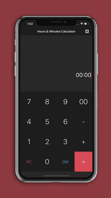 Hours & Minutes Calculator Screenshot