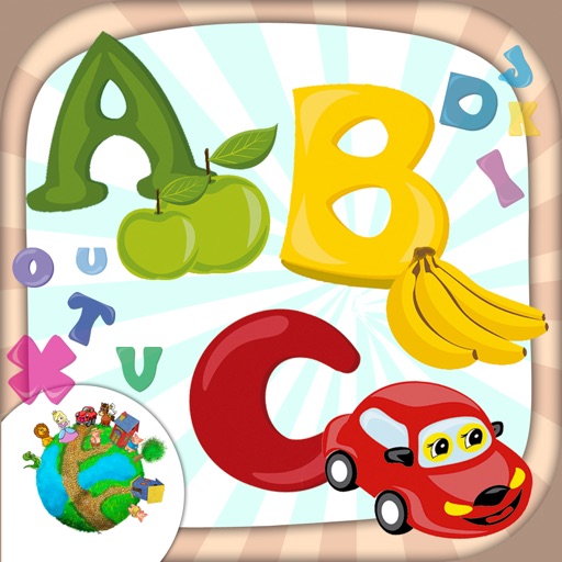 Alphabet coloring book games icon