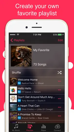 Скриншот Stream Music Player Lite на iPhone 2