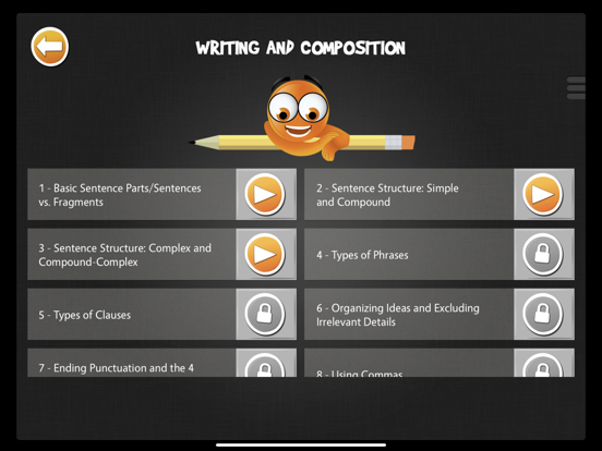 Screenshot #6 pour iTooch 8th Grade Language Arts