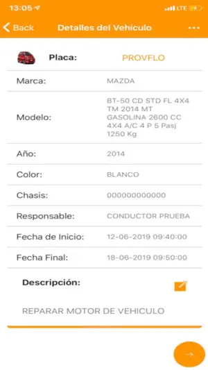 Mareauto Actas screenshot 2
